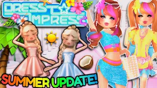 New SUMMER UPDATE In DRESS TO IMPRESS Confirmed Very SOON! Leaks & Ideas! | ROBLOX