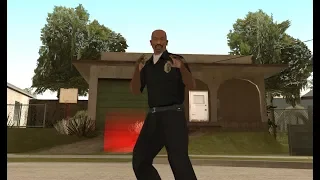 Officer Carl Johnson completes the mission Reuniting the Families - Los Santos Finale mission 1