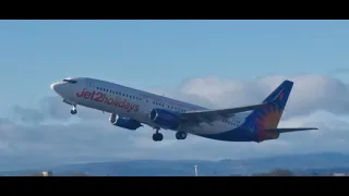 Inaugural Jet2 departure from Liverpool Airport ✈️ #planespotting #aviation #ljla