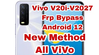 Vivo Y20i-V2027 Frp Bypass Android 12/all Vivo Factory Test no working Vivo Frp Bypass