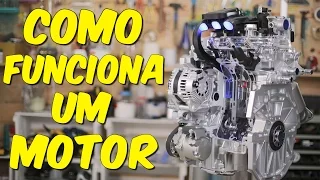 Entenda de vez COMO FUNCIONA O MOTOR DO CARRO!