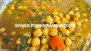 Guyanese Garbanzo Curry: Quick & Easy Vegan Recipe
