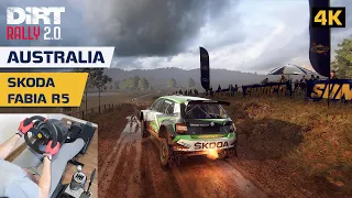Skoda Fabia R5 | Dirt Rally 2.0 | Thrustmaster T300 [4K]