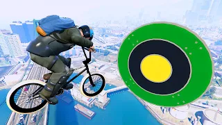 GTA 5 - BMX Parkour Jumps #33 FUNNY MOMENTS(Euphoria Ragdolls)