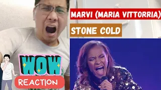 Marvi (Maria Vittorria) - Stone Cold (The Voice Of Portugal) | DeADSReact