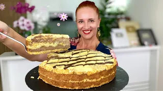 Тающая КОРОЛЕВСКАЯ ВАТРУШКА насыпной творожный пирог как торт Люда Изи Кук выпечка пирога Cheesecake