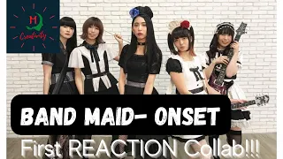 First Time GROUP Reaction To Band Maid " Onset"!! A Bleeding Edge Band Maid Reactions Series!!