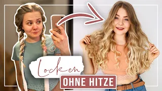 LOCKEN ÜBER NACHT 😍 Neue TikTok Methode im Live Test!