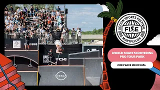 Jayden Sharman - 2nd place World Skate Scootering Pro Tour Park  #FISEMontpellier 2024