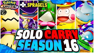 BEST Solo CARRY Pokemon For Each Role Pokemon Unite Season 16