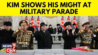 North Korea News | Kim oversees North Korea military parade showcasing new drones, ICBMs | News18