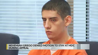 Judge denies Nehemiah Griego’s request to stay at MDC