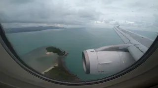 Bangkok Airways Airbus A319 • Landung in Koh Samui, Thailand 🇹🇭 4K