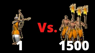 1 Archer vs 1500 Slaves ON 1000 SPEED - Stronghold Crusader
