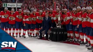 Panthers Awarded With Prince Of Wales Trophy After Sweeping Hurricanes