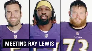 Ravens Players on Meeting Ray Lewis for the First Time | Baltimore Ravens