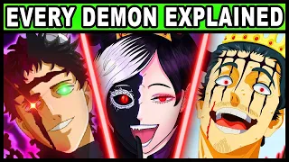 The Dark Triad and Their Powers Explained! | Black Clover Demon / Devil Magic | Vanica, Zenon, Dante