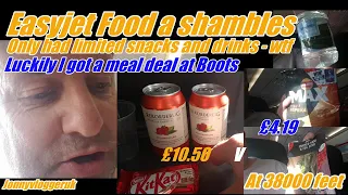 Easyjet Boots Food Reviews at 38000 feet