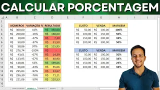 Como Calcular Porcentagem | Margem de Venda, Markup, Aumento, Redução, Taxas etc