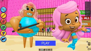 Molly Baby Bubble Guppies BARRY'S PRISON RUN Obby New Update Roblox - All Bosses Battle #roblox