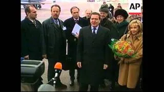 RUSSIA: GERHARD SCHROEDER VISIT