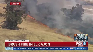 Brush Fire In El Cajon