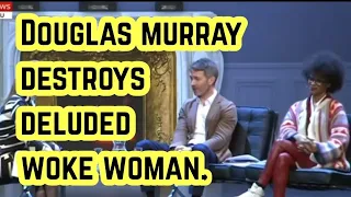 Douglas Murray debates crazy woke woman from Holland.