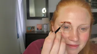 How I tint my redhead brows