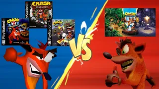 Trilogía Original 🆚 N. Sane Trilogy (DIFERENCIAS) [Crash Bandicoot]