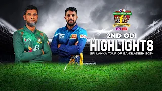 Bangladesh vs Sri Lanka Highlights || 2nd ODI || Sri Lanka tour of Bangladesh 2024