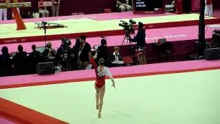 Aliya Mustafina FX - 2012 Olympics qual