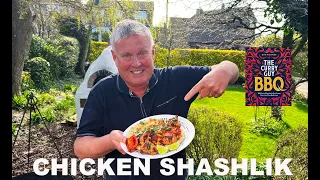 Chicken Shashlik Recipe From The Latest Cookbook by The Curry Guy, 'THE CURRY GUY BBQ'.