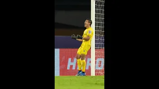 Nerves of Steel by #Nawaz 💪| #HeroISL #Shorts #Saves #OTD