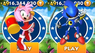 Sonic Dash - Paladin Amy VS Metal Sonic _ Movie Sonic vs All Bosses Zazz Eggman