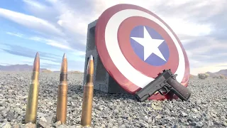 Real Captain America Shield that can stop a 50bmg