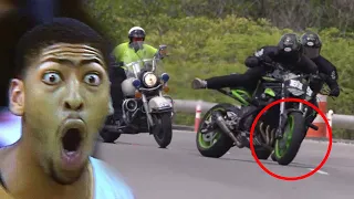 REACTION on City Is My Playground 3 ARUBA | Nick Apex & Ernie Vigil  | Motorcycle Stunts