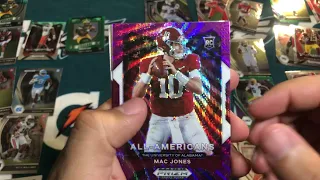 2 Purple Wave top QB pulls! 3 2021 Prizm Draft picks blaster box break! 🏈🔥