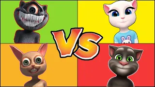 Scary Juan vs Scary Ana vs Talking Tom vs Talking Angela | Talking Juan Update