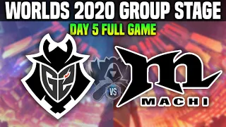 G2 vs MCX Worlds 2020 GROUPS STAGE Day 5 - G2 ESPORTS vs MACHI ESPORTS Worlds 2020 GROUPS STAGE D5