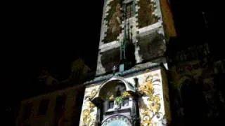 Prague Astronomical Clock - 600th anniversary projection