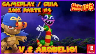 GENO SE UNE A LA BATALLA! Super Mario RPG Remake Parte 4 Gameplay En Español Y Guia 100% Switch