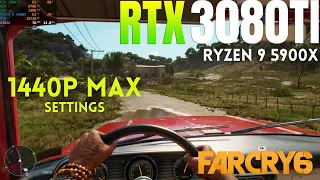 FAR CRY 6 ULTRA RTX ON 1440p |RTX 3080TI | Ryzen 9 5900x Benchmarks |PC Gameplay