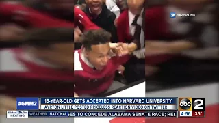 16-year-old accepted into Harvard