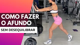 Como FAZER AFUNDO sem DESEQUILIBRAR