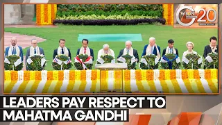G20 Summit 2023: Leaders arrive at Gandhi memorial to pay tribute | Latest World News | WION