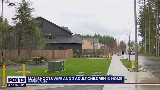 Man shoots wife, their 2 adult children in Maple Valley home | FOX 13 Seattle