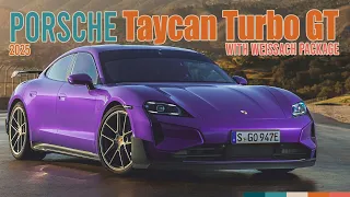 2025 Porsche Taycan Turbo GT with Weissach Package: Pricing and Availability