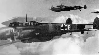 Мессершмитт Bf 110 — Немецкий двухмоторный тяжелый истребитель.