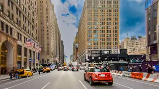 New York 4K🗽Driving Midtown Manhattan To Queens 🗽Cars Of New York City