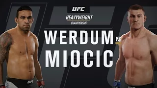 UFC 198 Mirror Match -  Fabricio Werdum VS Stipe Miocic
